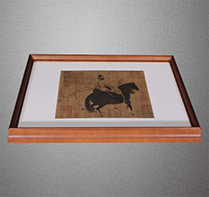 曹县书画装裱配框服务案例